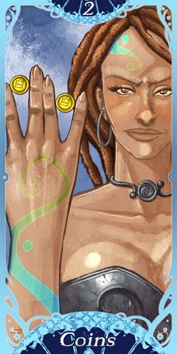 Webcomics Tarot: Minor Arcana Template